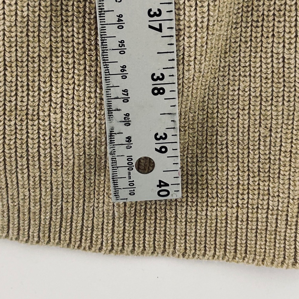 Cabi Cardigan Women M Tan Longline Hook Eye Ribbed Knit Duster 3359 Neutral Core - Picture 5 of 11